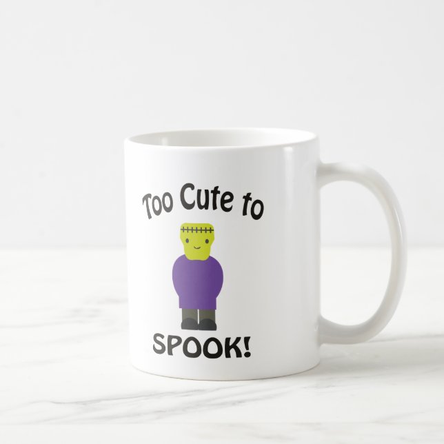 Zu Niedlich, um zu sprechen - Frankenstein Kaffeetasse (Rechts)
