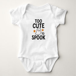 Zu Niedlich, um zu sprechen - Niedliches Halloween Baby Strampler