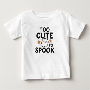 Zu Niedlich, um zu sprechen - Niedliches Halloween Baby T-shirt