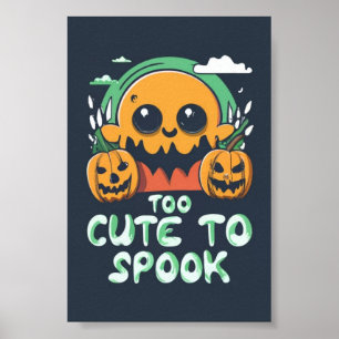 Zu Niedlich zu sprechen: Ein Halloween-Poster für Poster