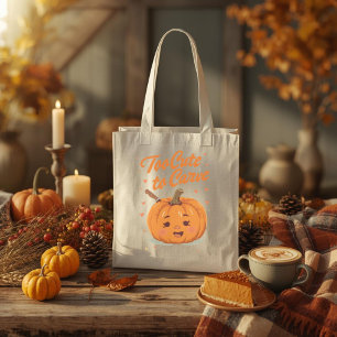 Zu Niedlich zum Carve - Adorable Erntedank Pumpkin Tragetasche