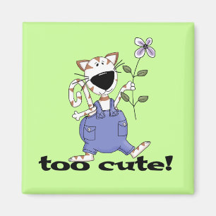 Zu niedliche Kitty-Katzen-T-Shirts und Geschenke Magnet