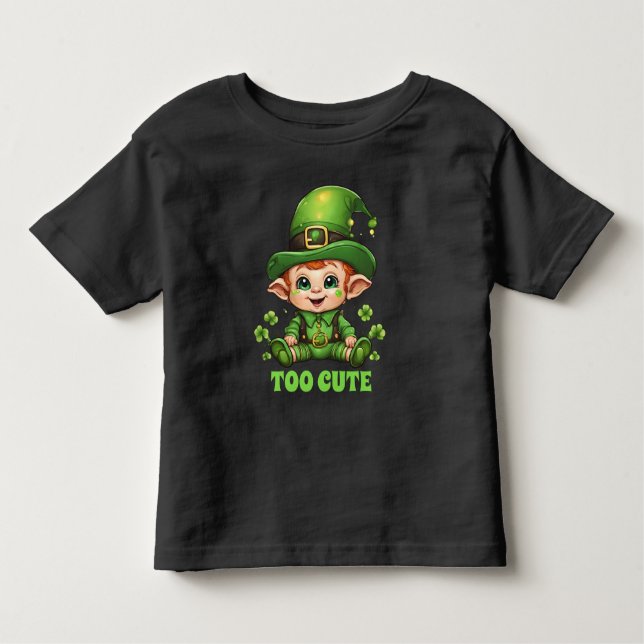 Zu Niedlicher Baby Leprechaun St. Patrick's Day! Kleinkind T-shirt (Vorderseite)