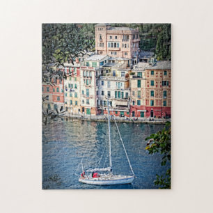 Zu Portofino segeln, Italien-Puzzlespiel Puzzle