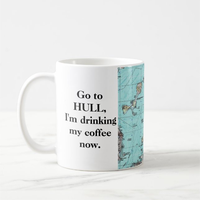 Zu schälen, geht Massachusetts 02045 Kaffeetasse (Links)