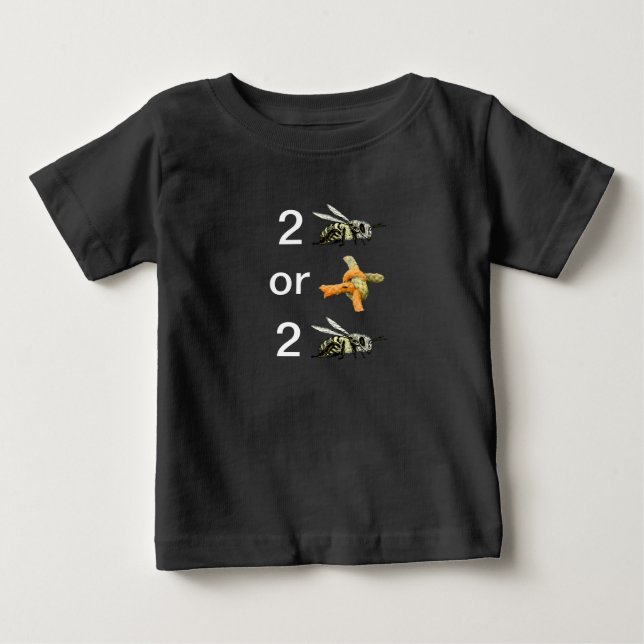 Zu sein oder nicht baby t-shirt (Vorderseite)