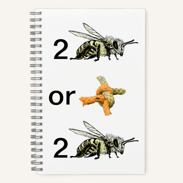 Zu sein oder nicht notizbuch (Vorderseite)