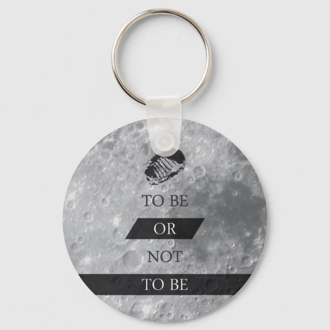 Zu sein oder nicht zu sein Shakespeare Quotes Schlüsselanhänger (Vorderseite)