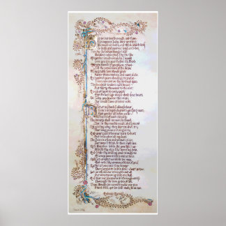 Zu seiner Coy-Herrin von Andrew Marvell Poster