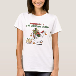 Zu spät kommen ist mein Weihnachts-Kreislauf – Lus T-Shirt
