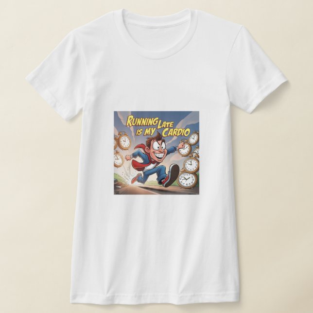 Zu spät läuft mein Cardio T-Shirt (Ablage )