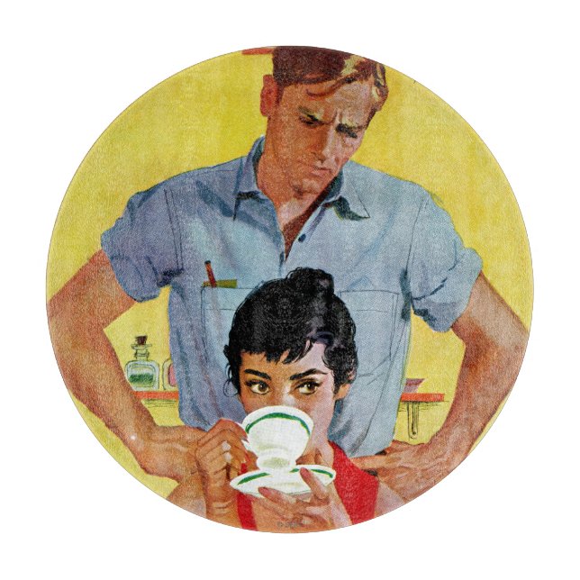 Zu spät, um sich aufzumachen schneidebrett (Vorderseite)