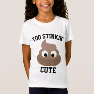 ZU STINKIN' NIEDLICHE GEKACKT KIDS-T - SHIRT