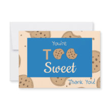 Zu süß Dankeschön Karte