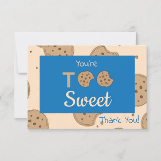 Zu süß Dankeschön Karte