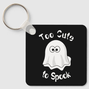 "Zu süß zum Erschrecken!" Halloween-Geist Schlüsselanhänger