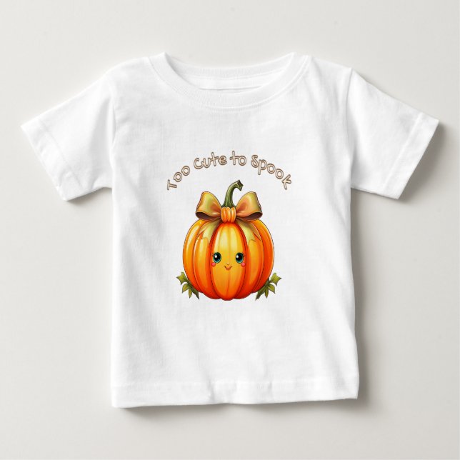 Zu süß zum Erschrecken – Kinder Halloween T-Shirt (Vorderseite)