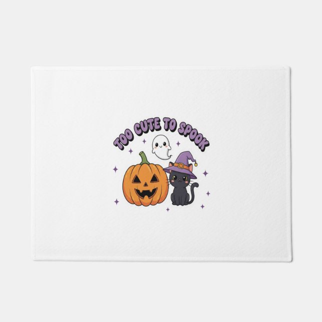 Zu süß zum Gruseln Halloween Fußmatte (Vorderseite)