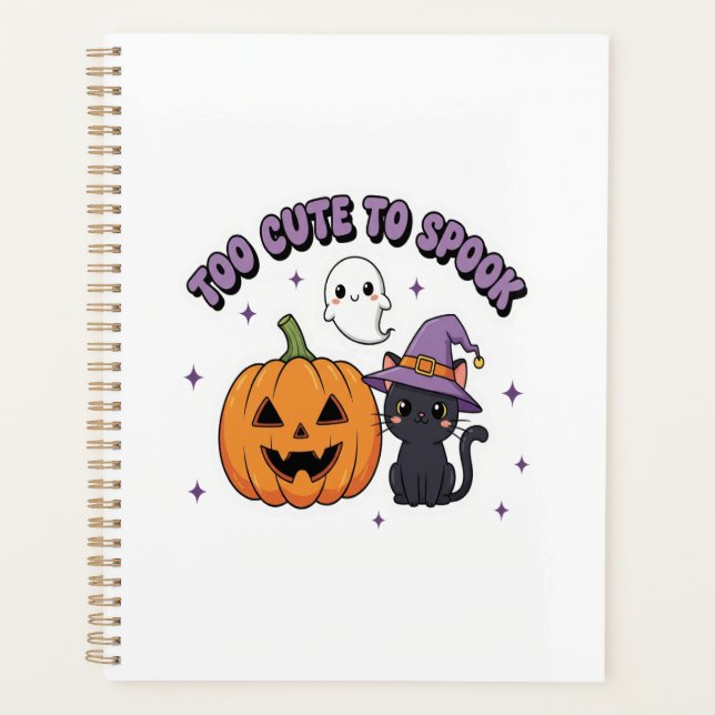 Zu süß zum Gruseln Halloween Planer (Vorderseite)