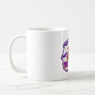 Zu süß zum Gruseln Retro-Halloween-Typografie Kaffeetasse