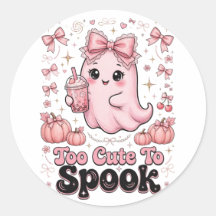 Zu süß zum Gruseln Rosa Gespenst Halloween-Shirt S