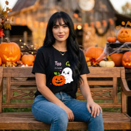 Zu süß zum Gruseln – Süßer Geist Halloween Dunkel T-Shirt