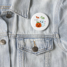 Zu süß zum Gruseln – Süßer Geister-Halloween Button