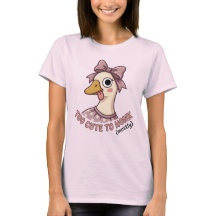 Zu süß zum Hupen Gans-Shirt, Geschenk für beste Fr