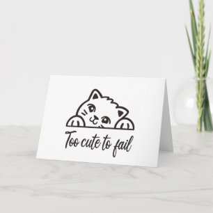 Zu süß zum Scheitern Karte