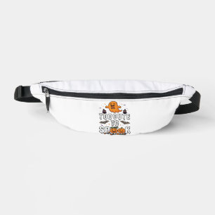 Zu süße Spuk-Halloween-Orange-Geister-Kürbisse-Fle Bauchtasche
