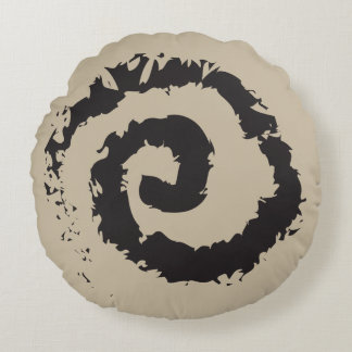ZU TAN SPIRALE Rundwurfkissen Rundes Kissen