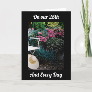 ZU UNSEREM 25. JUBILÄUM UND JEDEN TAG - ICH LIEBE  KARTE