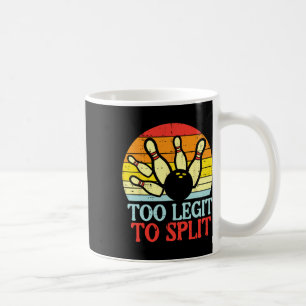 Zu verblassen, um Bowling-Team Retro Bowler Women  Kaffeetasse