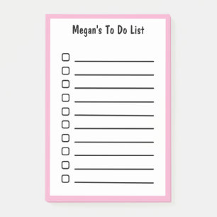 Zu verwendende Noten mit weichem rosa Magenta kleb Post-it Klebezettel