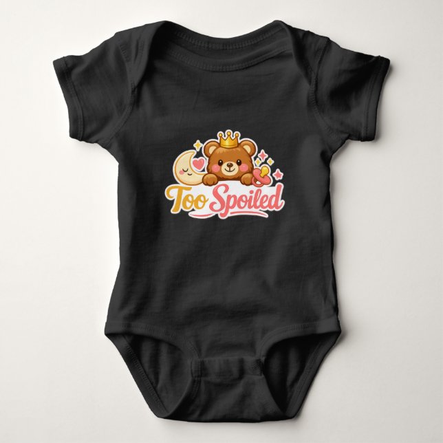 Zu verwöhnte Kollektion! Baby Strampler (Vorderseite)