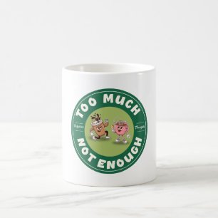 Zu viel, aber nicht genug  kaffeetasse