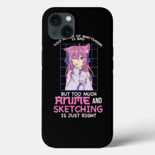 zu viel Animes und Skizzen Anime Anime und Sk Case-Mate iPhone Hülle