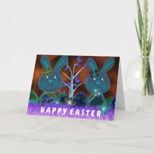 ZU VIEL "BLAUE" SÜßIGKEITEN GESEHEN?? **FROHE OSTE KARTE