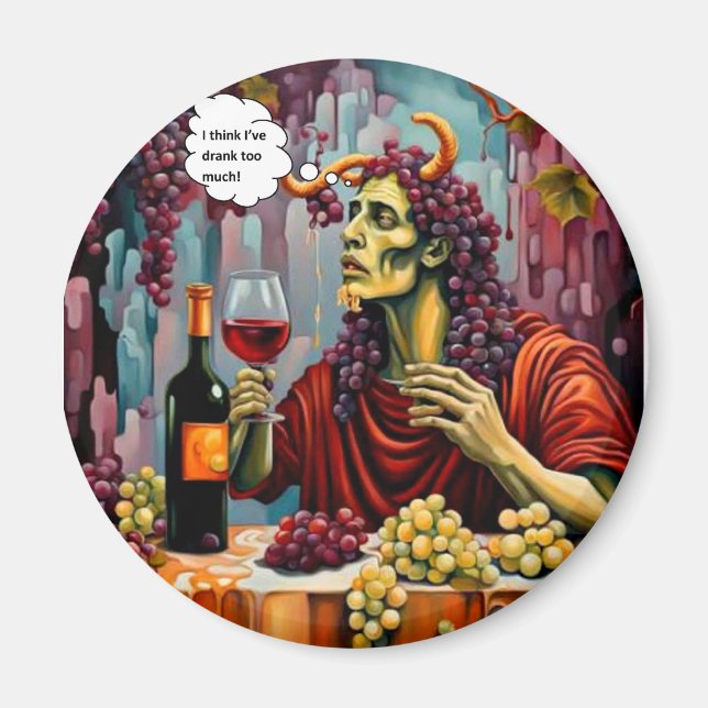 Zu viel getrunken magnet (Vorne)