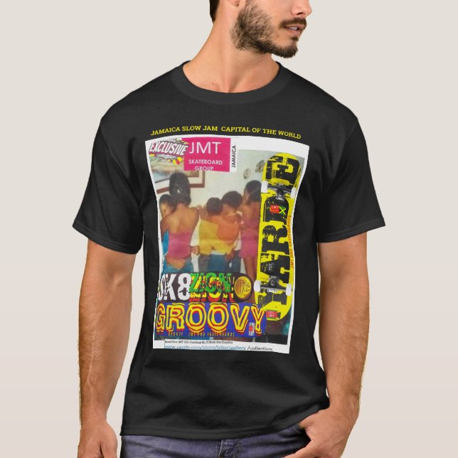 ZU VIEL HIMMEL. Basic Dunkles T-Shirt (Vorderseite)