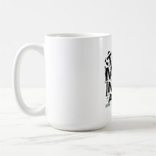 ZU VIEL INFORMATION   Brutalistische Typografie St Kaffeetasse