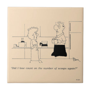 Zu viel Kaffee Fliese