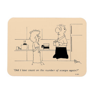 Zu viel Kaffee Magnet