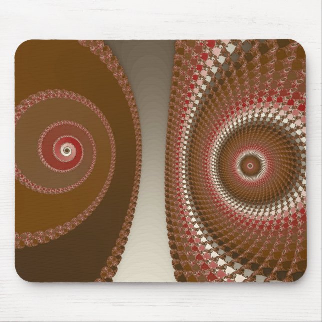 Zu-viel-Schokoladen-Mauspad Mousepad (Vorne)