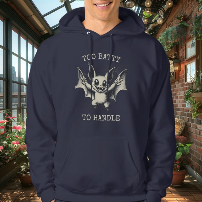 Zu viel, um zu bewältigen! - Energetische Bat Hood Hoodie (Von Creator hochgeladen)