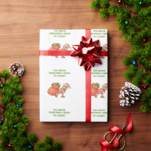 Zu viel Weihnachtsstimmung! Salami Geschenkpapier