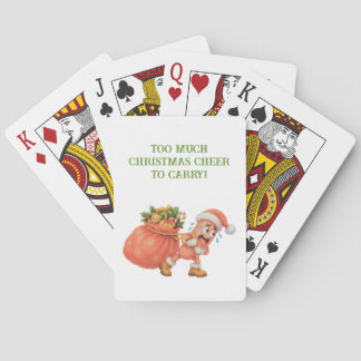 Zu viel Weihnachtsstimmung zum Tragen! Salami Spielkarten