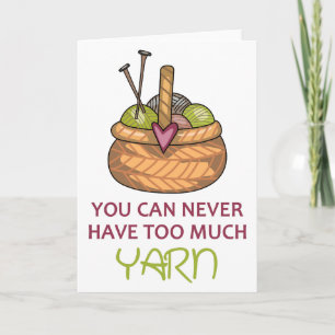Zu viel Yarn Karte