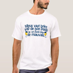 zu viel zu wenig schlechtes Alkohol-Wpa T-Shirt