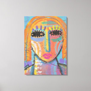 Zu viel zum Abstrakten Zeichnen auf OSB-Mainboard Leinwanddruck